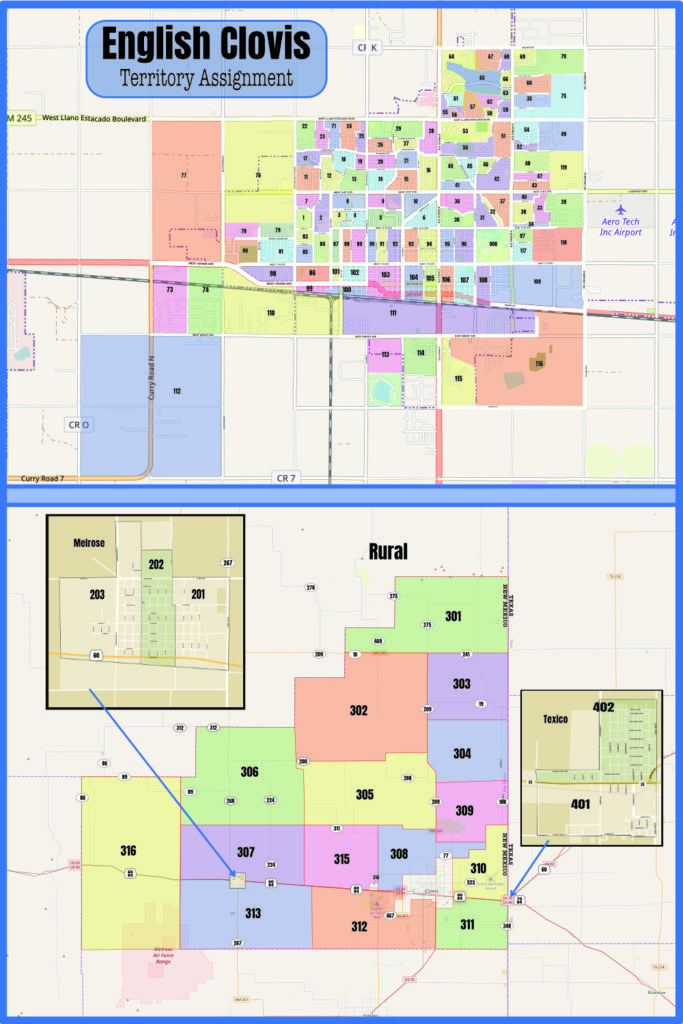 Clovis New Mexico JW MapMaker   23 MAP NM CLOVIS 2 WALL Small  683x1024 