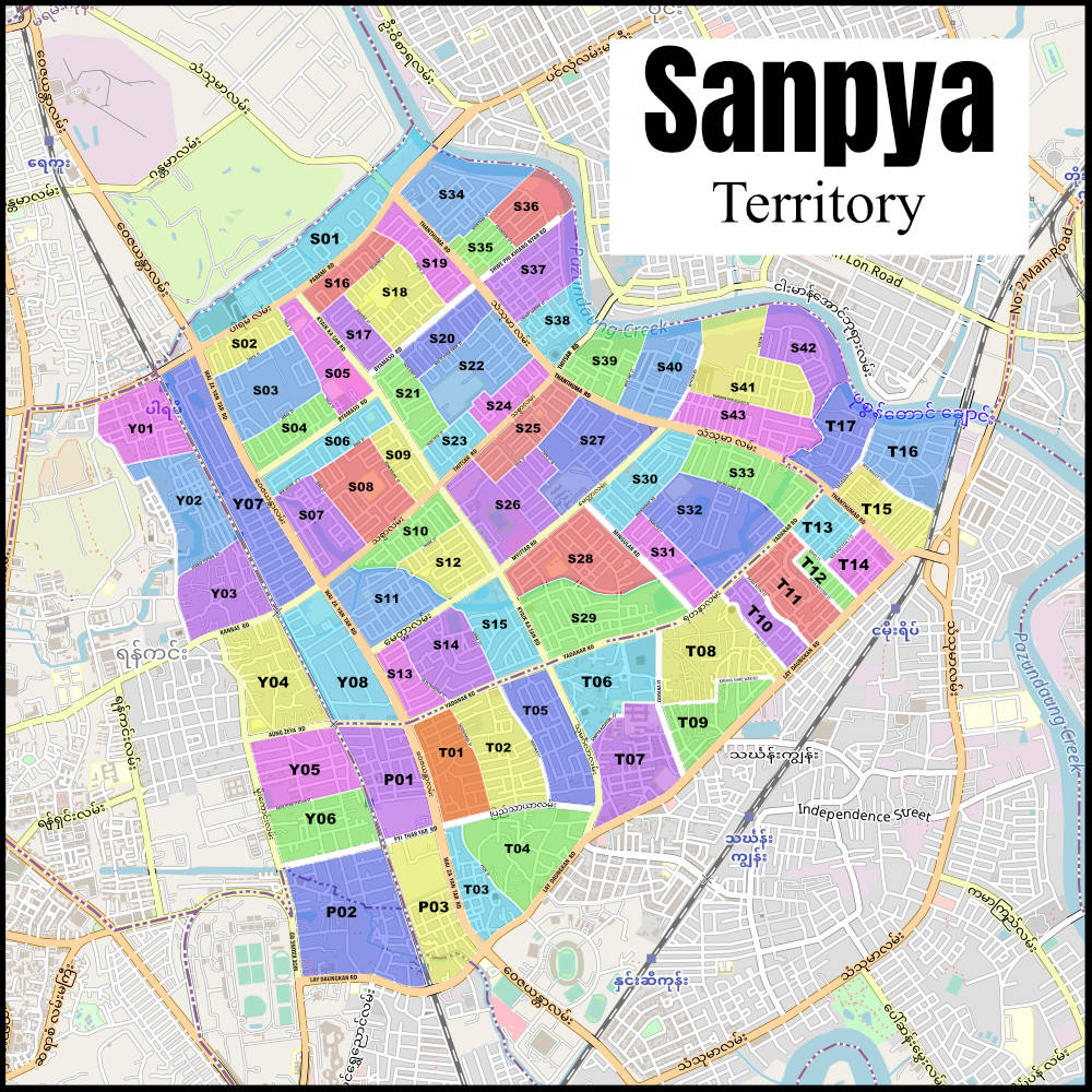 REVISED WALL MAP SANPYA BURMA