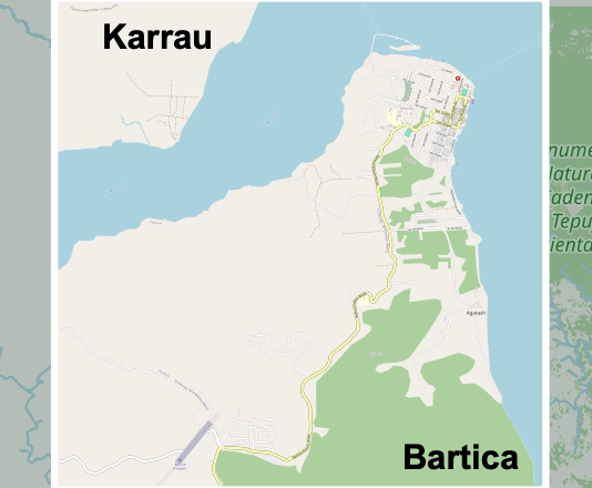 Bartica Guyana inset